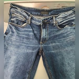 Mens Silver Jeans Zac 34x34